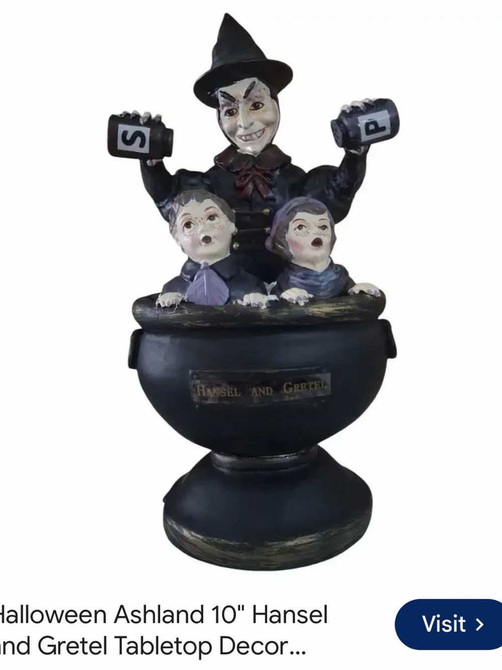Halloween Ashland 10” helsel and greater tabletop decor
